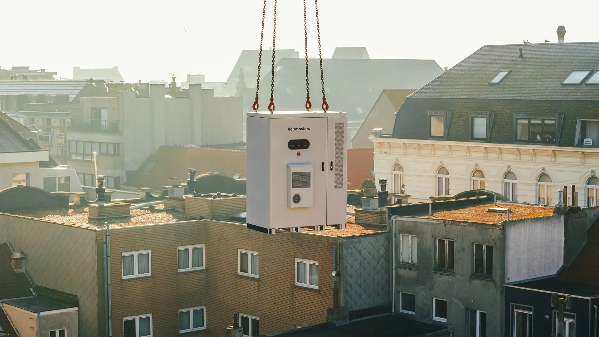 Voltmasters cabinet in the air